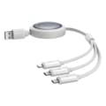 Miniatyrbild 2 av 3: Baseus Free2Draw Multikabel USB till USB-C, Lighting och MicroUSB