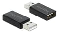 Miniatyrbillede 2 af 2: USB 2.0 Adapter Type-A male to Type-A female Data Blocker