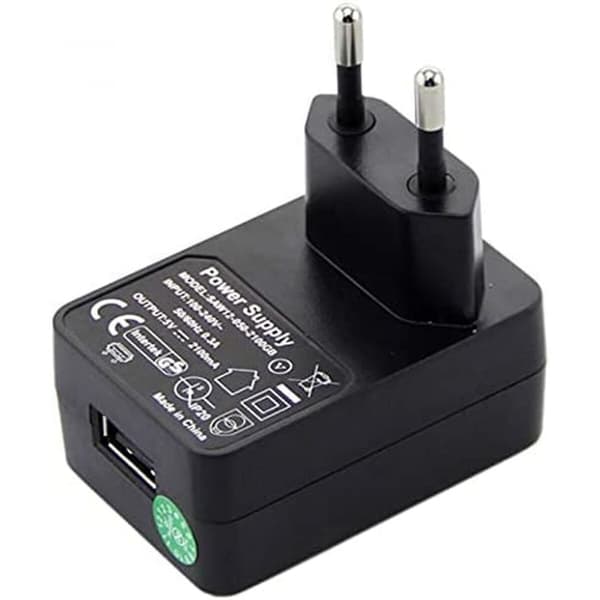 Vægoplader Zebra PWR-WUA5V12W0EU Sort Sort