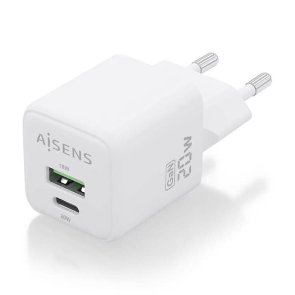 Vægoplader Aisens ASCH-20W2P010-W Hvid 20 W (1 enheder)