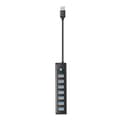Miniatyrbild 3 av 3: Orico PW7U USB till 7x USB 3.0 Hub Adapter (svart)