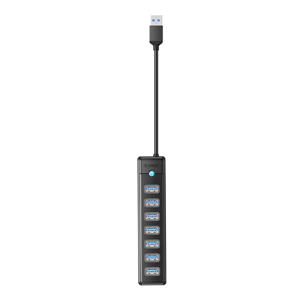 Orico PW7U USB till 7x USB 3.0 Hub Adapter (svart)