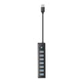 Miniatyrbild 2 av 3: Orico PW7U USB till 7x USB 3.0 Hub Adapter (svart)