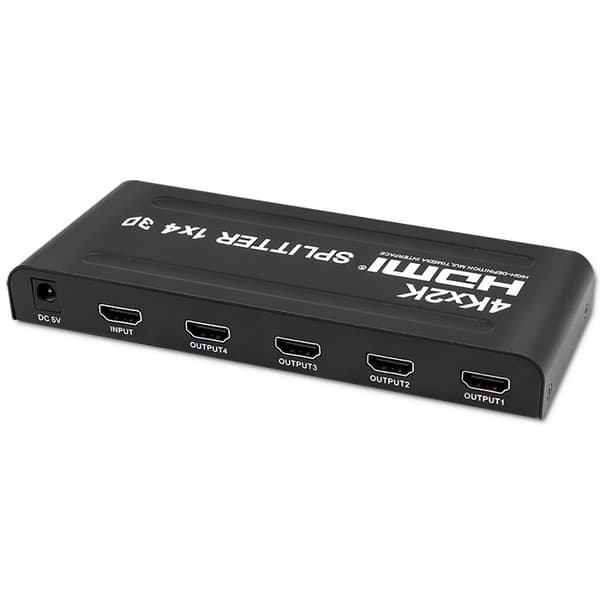 Qoltec 51798 Active HDMI Splitter 4 x HDMI 4K x 2K | 3,4 Gb/s