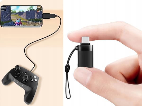 Praktisk USB-C till USB-A Adapter - Kompakt och mångsidig