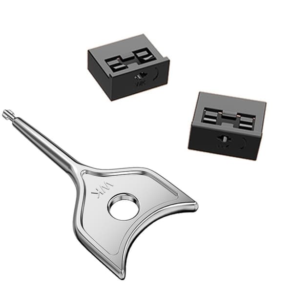 Lås for USB-kontakt - 2 låser med 1 nøkkel
