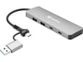 Miniatyrbild 3 av 5: Sandberg - Hubb - USB-C/A - 2 x SuperSpeed USB 3.0 + 2 x USB-C - skrivbordsmodell