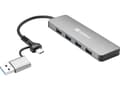 Miniatyrbild 3 av 5: Sandberg - Hubb - USB-C/A - 4 x SuperSpeed USB 3.0 - skrivbordsmodell