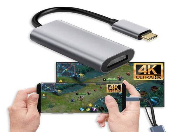USB-C til HDMI Adapter Mobilt Bærbar TV