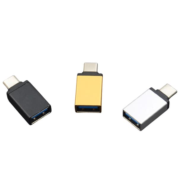 Højkvalitets USB til USB-C Adapter - Metal Pink