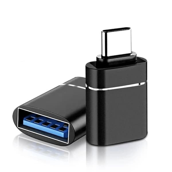 Højkvalitets USB til USB-C Adapter - Metal Pink