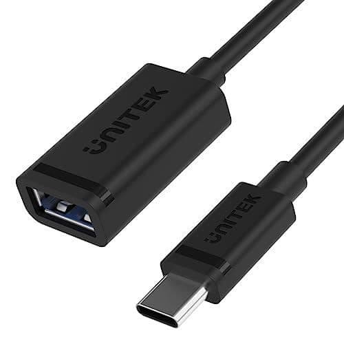 USB-C till USB-A-adapter - UNITEK - C476BK-1M - 10 Gbps - 60 W - 1 meter
