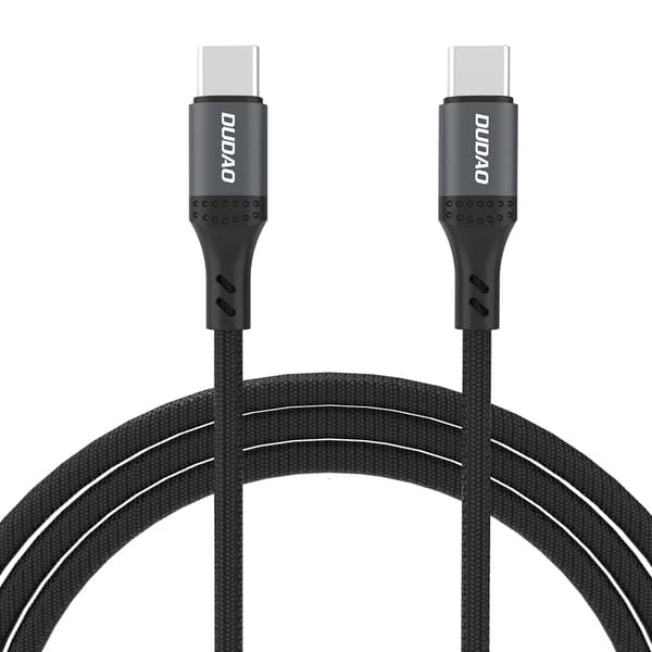 Dudao Flätad USB-C-Kabel 60W 2m - Svart