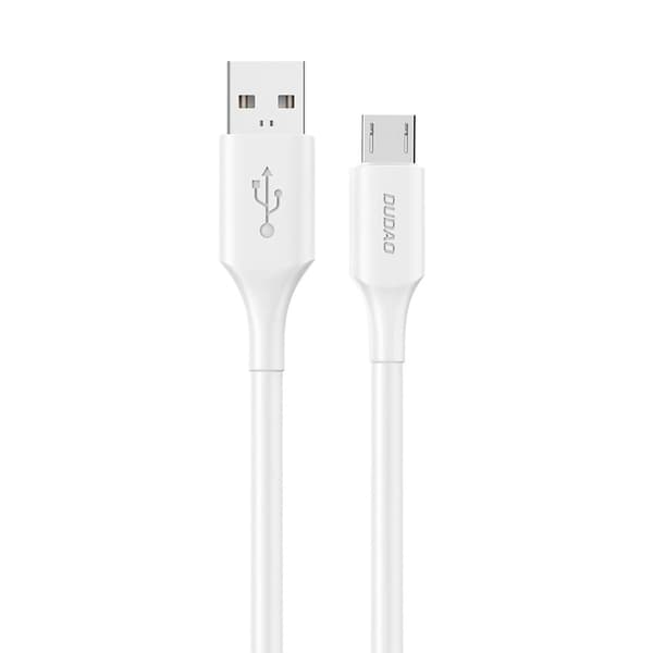 Dudao MicroUSB-kaapeli 6A 1,2 m pikalatauksella - Valkoinen