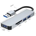 Miniatyrbild 4 av 4: INF USB-C-hubb med SD- och TF-kortläsare - 3.0+2.0x2 portar - Modell 2103U
