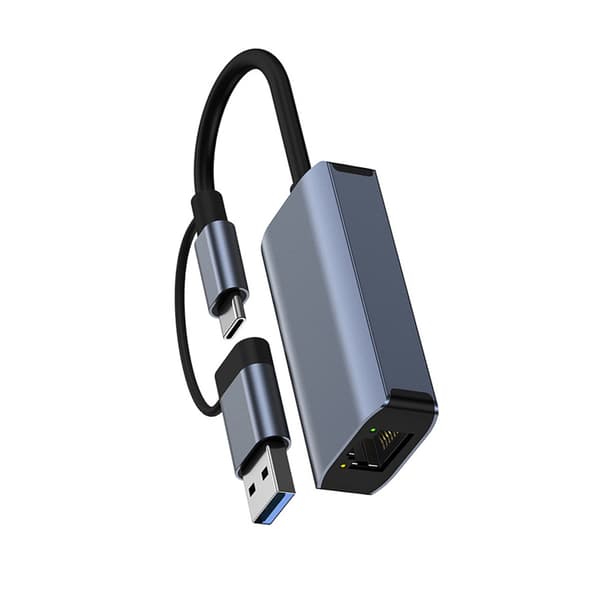 INF Gigabit Ethernet-adapter, USB 3.0 til RJ45-nettverkskonverter