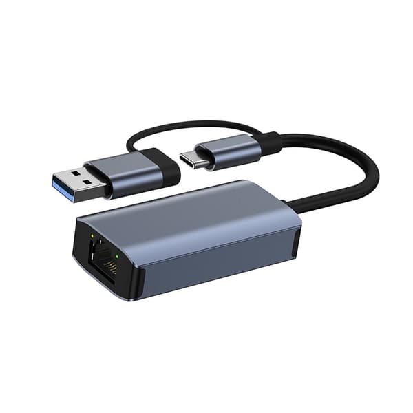 INF Gigabit Ethernet-adapter, USB 3.0 til RJ45-nettverkskonverter