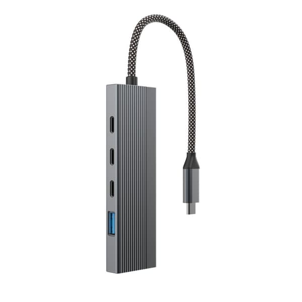 INF 5-i-1 USB-C Hub med HDMI, USB 3.0 og USB-C PD-opladning