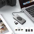Miniatyrbilde 4 av 7: INF 13-i-1 USB-C-hub multiport-adapter med HDMI, VGA, Ethernet, SD/TF-kortleser