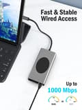 Miniatyrbilde 6 av 7: INF 13-i-1 USB-C-hub multiport-adapter med HDMI, VGA, Ethernet, SD/TF-kortleser