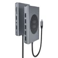 Pikkukuva 5 / 11: INF 14-in-1 Type-C Hub -monitoimiadapteri Ethernetillä, HDMI:llä ja VGA:lla