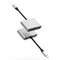 Miniatyrbillede 4 af 5: INF Type-C Hub 4-i-1-adapter med HDMI, VGA, USB 3.0 og USB-C PD