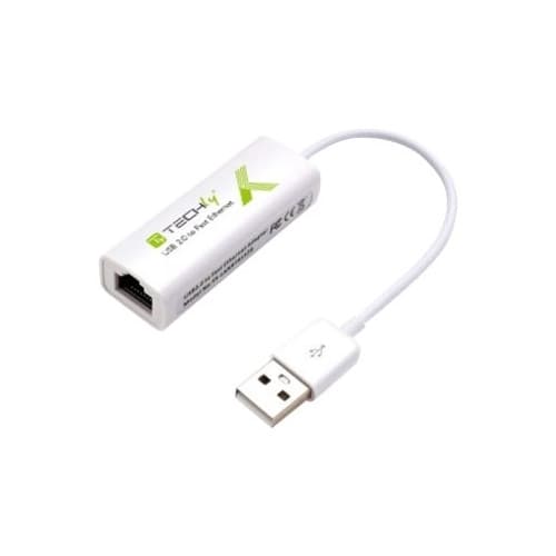 TECHly - nätverksadapter - USB 2.0 - 10/100 Ethernet x 1