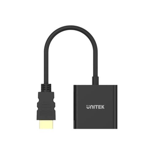 Unitek Y-6333 - videokonverterare Svart