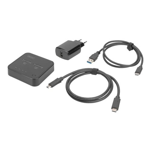 DIGITUS - SSD-dockningsstation - M.2 NVMe Card - USB-C 3.2 (Gen 2)