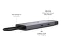 Miniatyrbild 3 av 5: TP-Link UH5020C, USB Type-C, HDMI, USB 3.2 Gen 1 (3.1 Gen 1) Type-A, USB Type-C, 5000 Mbit/s, 60 hz, 2160p, 4096 x 2160 pixlar