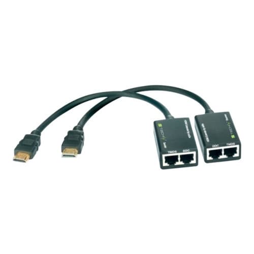 TECHly Amplifier HDMI Cat 5e/6 Compact (Receiver and Transmitter Modules) - förlängd räckvidd för audio/video