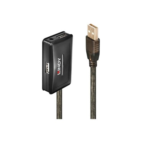 Lindy USB 2.0 Active Extension Hub - hubb - 4 portar