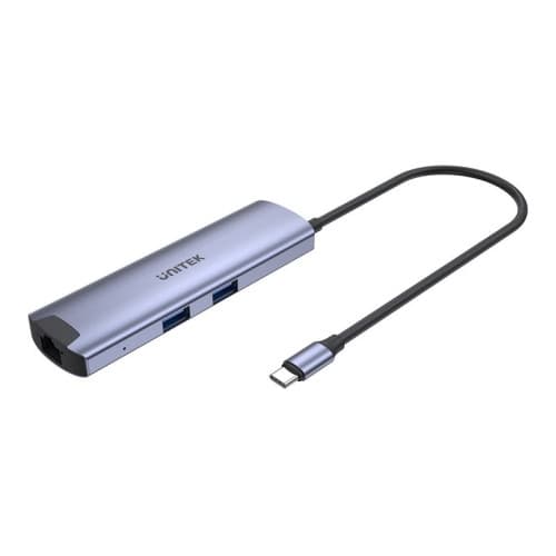 Unitek - hubb - multiport, USB-C - 6 portar