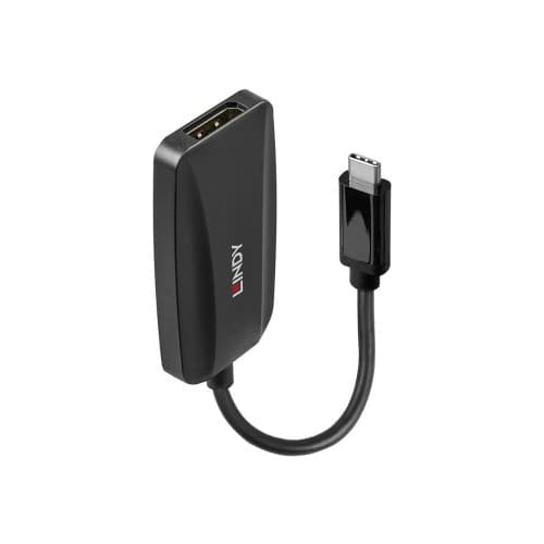 Lindy - videokort - 24 pin USB-C till DisplayPort - 13 cm