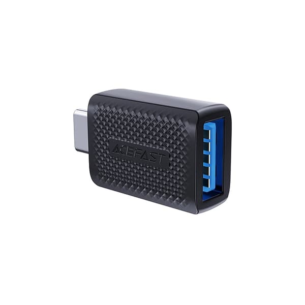 Acefast USB-A till USB-C Adapter 5Gb/s - Svart
