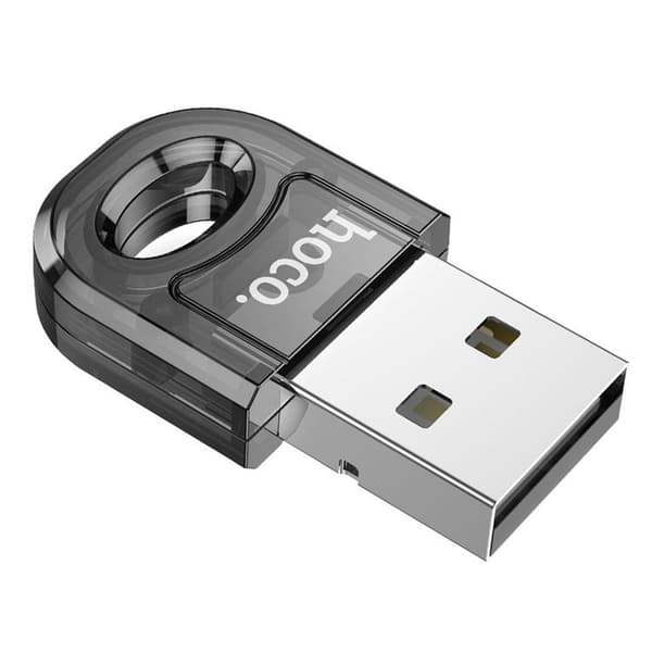 Hoco Adapter USB-A Bluetooth UA28 - Transparent Svart