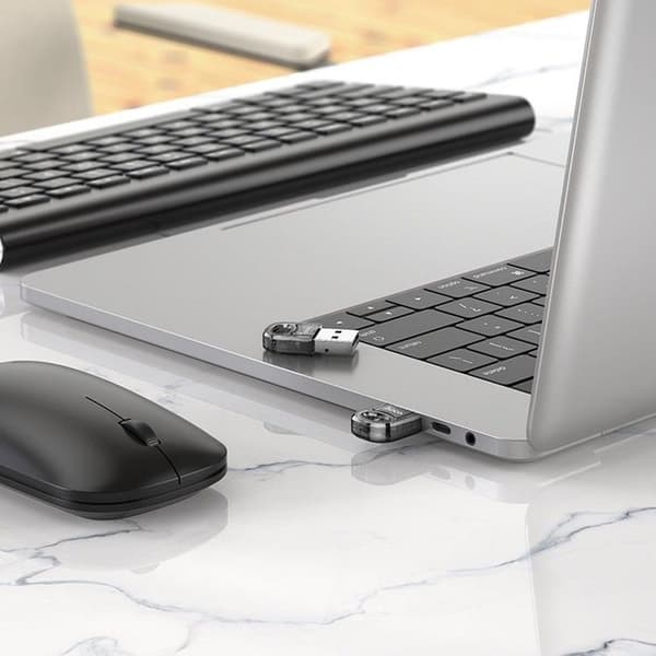 Hoco Adapter USB-A Bluetooth UA28 - Transparent Svart