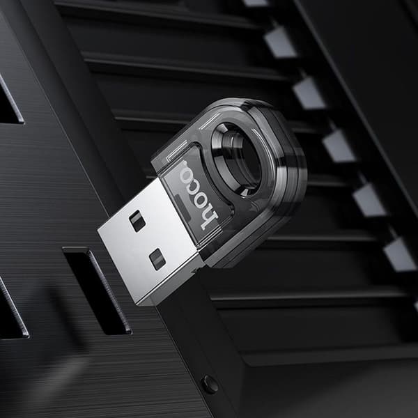 Hoco Adapter USB-A Bluetooth UA28 - Transparent Svart