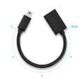 Miniatyrbild 3 av 9: Ugreen Mini USB-B till USB-A OTG Adapter - Svart