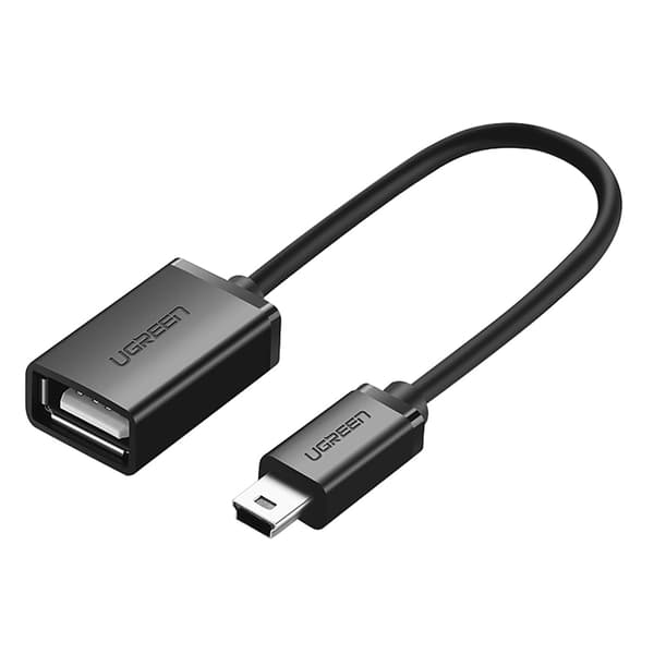 Ugreen Mini USB-B till USB-A OTG Adapter - Svart
