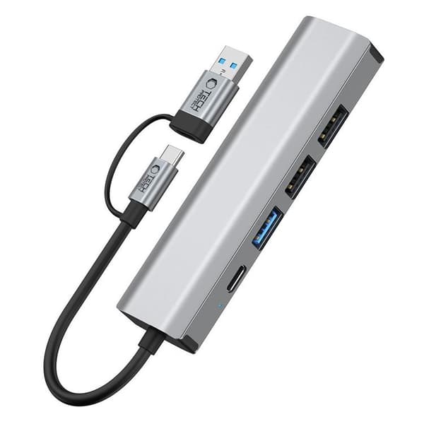 Tech-Protect HB03 5in1 Hub Adapter - Space Grå