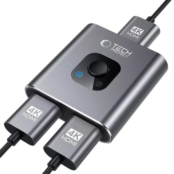 Tech-Protect HB07 2in1 Hub Adapter - Space Grå