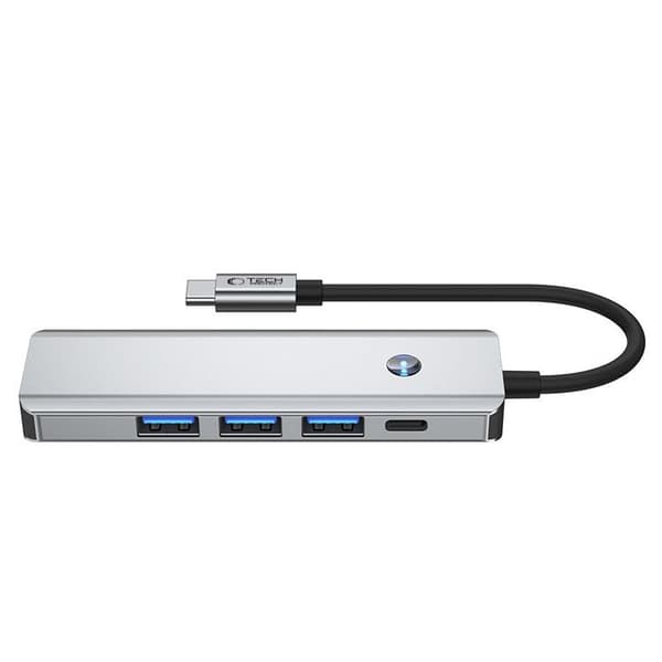 Tech-Protect HB01 5in1 Hub Adapter - Space Grå