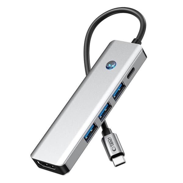 Tech-Protect HB01 5in1 Hub Adapter - Space Grå