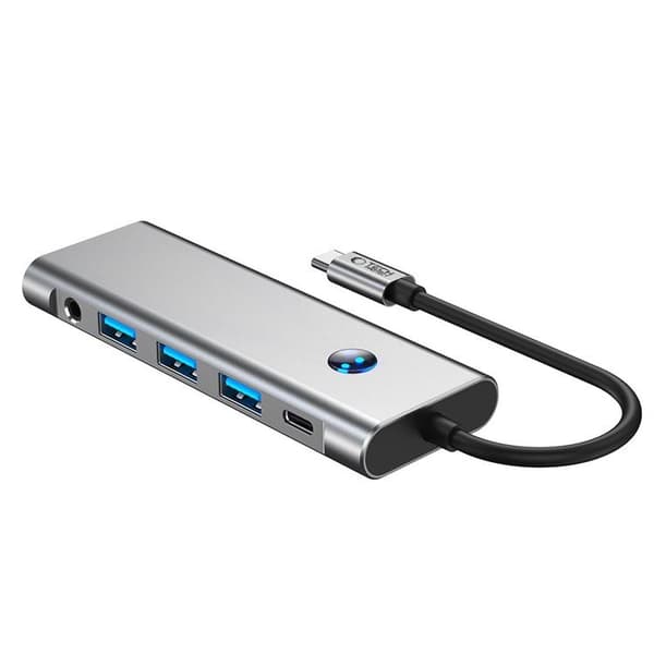 Tech-Protect HB04 9in1 Hub Adapter - Space Grå