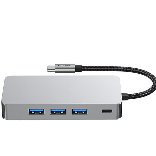Tech-Protect HB05 9in1 Hub Adapter - Space Grå