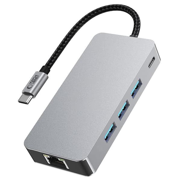 Tech-Protect HB05 9in1 Hub Adapter - Space Grå