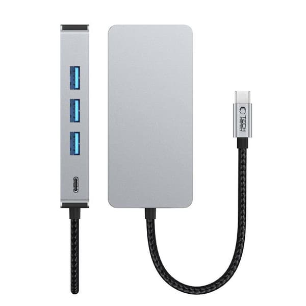Tech-Protect HB05 9in1 Hub Adapter - Space Grå
