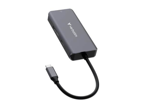 Verbatim 32157, USB 3.2 Gen 1 (3.1 Gen 1) Type-C, HDMI, RJ-45, USB 3.2 Gen 1 (3.1 Gen 1) Type-A, USB 3.2 Gen 1 (3.1 Gen 1) Type-C, 5000 Mbit/s, 3840