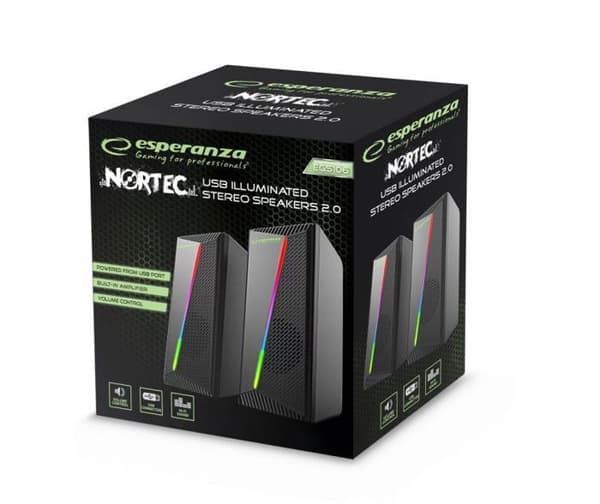 Andra usb-enheter Esperanza - EGS106 - Nortec 2.0 datorhögtalare ()